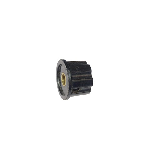 Backlite Black Knob 1/4 Inch MD with White Cap (Control Knob) image 3