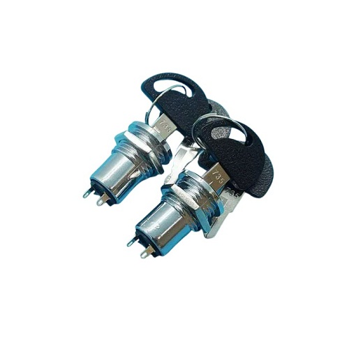 16mm 739 Key Lock Switch – Single Row Pull Type ON/OFF Maintained Switch image 2