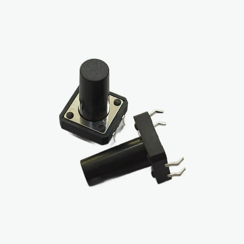 12 x 12 x 17mm Black Momentary Tactile Push Button Switch (4 Pin DIP Tact Switch) image 3