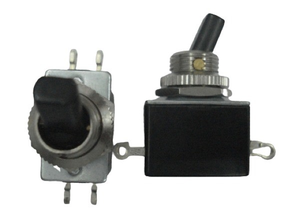 Gilard 713-12 4.5A 250V AC SPDT ON OFF Black 8 Pin Toggle Switch image 1