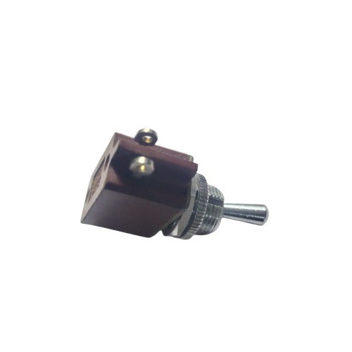 5 Amp 250VAC SPST ON/OFF 2 Pin Metal Shaft Toggle Switch BKE RT623 (SPST Toggle Switch) image 1