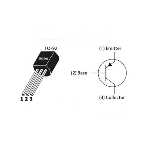 2N3906 45V 200mA TO-92 PNP Transistor  image 2