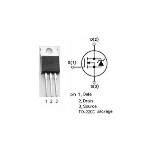 7N60C 600V 4.3A TO-220F MOSFET (N Channel Power MOSFET Transistor) image 2