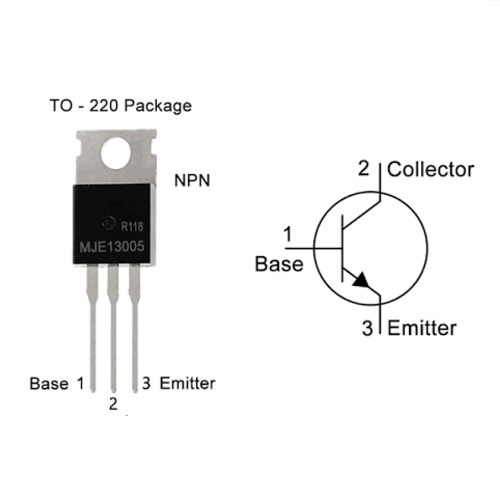 MJE13005 NPN Bipolar Power Transistor – 400V 4A TO-220 image 2