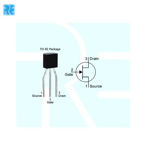 BF245 C NPN N Channel Transistor image 1