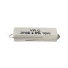 200E 10W 5% Axial Lead Ceramic Encased White Wire Wound Resistors