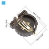 CR1220 SMD Brown Gold Plated Battery Holder - Image 3