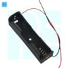 Black Plastic Case Holder For Battery 18650 X 1 Cell without cover with Wire Leads