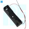 Black Plastic Case Holder For Battery 18650 X 1 Cell without cover with Wire Leads - Image 4