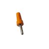 4 MM BANANA PLUG - ORANGE COLOUR NON STACKABLE ARMSTRONG MAKE - Image 4