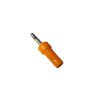 4 MM BANANA PLUG - ORANGE COLOUR NON STACKABLE ARMSTRONG MAKE