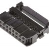 16 PIN FRC/IDC FEMALE CONNECTOR 8X2 PIN- 2.54MM
