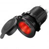 12V Waterproof Car Cigarette Lighter Socket With Red Led Indicator