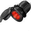 12V Waterproof Car Cigarette Lighter Socket With Red Led Indicator - Image 4