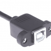 USB 2.0 B Female Socket, Printer To B Male Plug Panel Mount, Extension Cable – 30 CM - Image 6