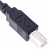 USB 2.0 B Female Socket, Printer To B Male Plug Panel Mount, Extension Cable – 30 CM - Image 3