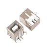 USB B Type Female 4 Pins RA PCB Mount Connector