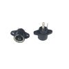 MX-173 RF FEMALE CONNECTOR CHASSIS  PLASTIC (FLAME RETARDANT)