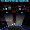 C800 GPS HUD Head-Up Display Multi-Function OBD HUD Auto Speedometer OBD2 Fault Code Elimination Dri - Image 7