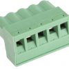 XY2500 - 5 Pin 5.08mm Right Angle Pluggable Screw Terminal Female Connector - Image 3