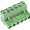 XY2500 - 6 Pin 5.08mm Right Angle Pluggable Screw Terminal Female Connector - Image 2