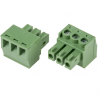 XY2500 -3 Pin 3.81mm Right Angle Pluggable Screw Terminal Female Connector - Image 4