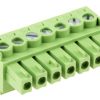 XY2500 - 7 Pin 3.81mm Right Angle Pluggable Screw Terminal Female Connector