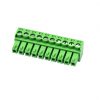 XY2500 - 10 Pin 3.81mm Right Angle Pluggable Screw Terminal Female Connector - Image 2