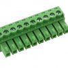XY2500 - 10 Pin 3.81mm Right Angle Pluggable Screw Terminal Female Connector
