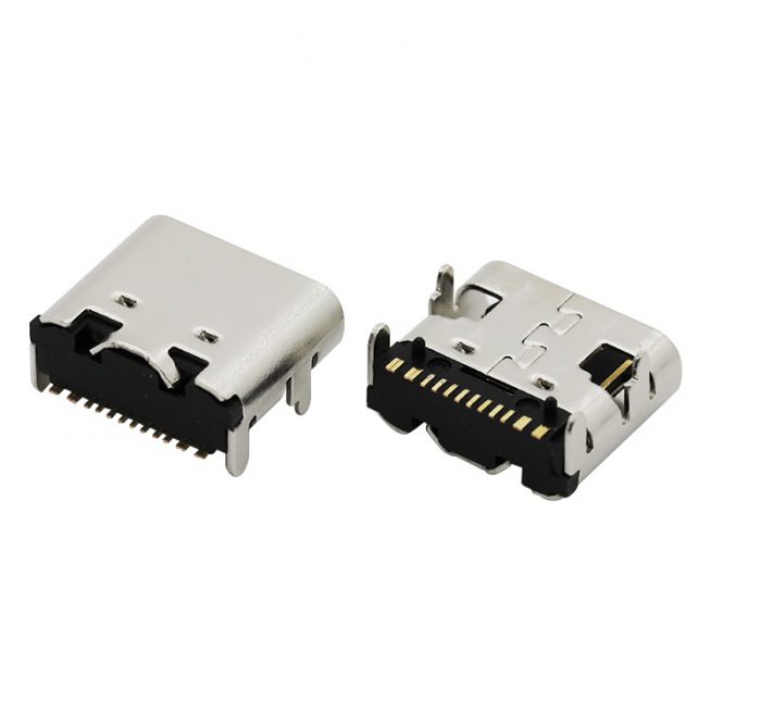 16 Pin C Type SMD USB Female