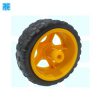 65mm Robot Wheel for BO Motors (Yellow) - Image 6