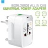 Universal World Wide Travel Adapter Plug - Image 2