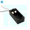 9V Battery Holder with ON Off Switch Black Cover Lead Wire