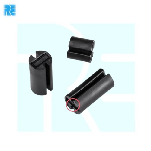 LED Mounting Holder Self Retaining, Vertical, 22 mm, 5 mm LED, 2 Lead, Round, Extruded PVC, Black - Image 4