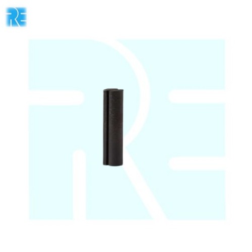 LED Mounting Holder Self Retaining, Vertical, 22 mm, 5 mm LED, 2 Lead, Round, Extruded PVC, Black - Image 3