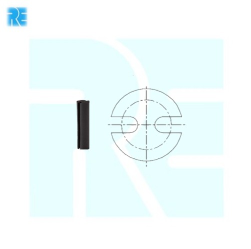 LED Mounting Holder Self Retaining, Vertical, 22 mm, 5 mm LED, 2 Lead, Round, Extruded PVC, Black