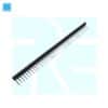 40 X 1 Pin 2.54 mm Pitch Male Berg Strip Right Angle Single Row Header Silver Plated - Image 3