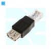 USB A Female to Ethernet RJ45 Male Router Adapter