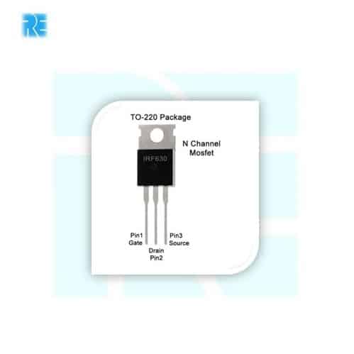 IRF630 - N CHANNEL MOSFET TO-220 - Image 4