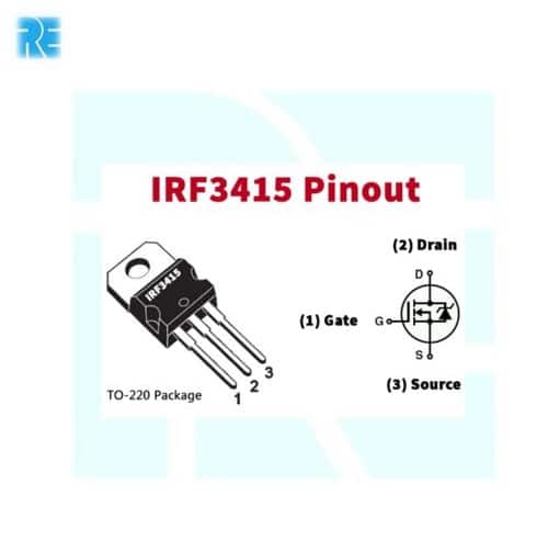 IRF3415 - N CHANNEL MOSFET TO-220 - Image 3