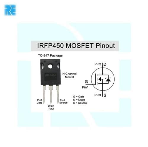 IRFP460 - N CHANNEL MOSFET TO-247 - Image 5